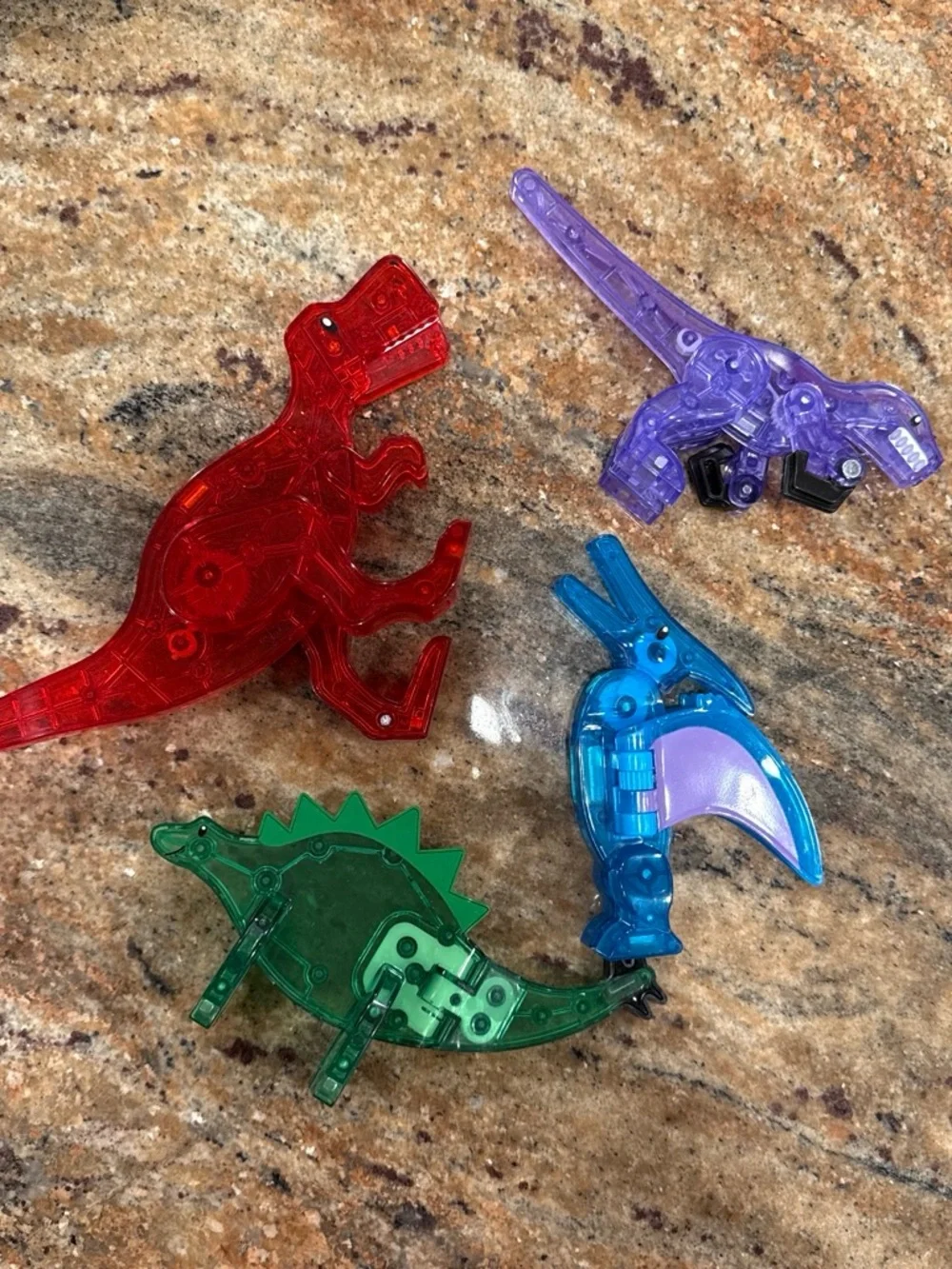Dinosaur Magnatile set